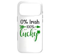 St Patricks 0% Irish 100% Lucky Lass Kiss Me I'm Irish ish Case for iPhone 17 Pro Max