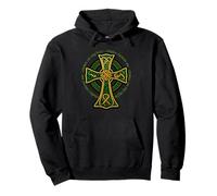 St. Patrick's Breastplate Lorica Prayer Catholic Irish Cross Pullover Hoodie