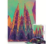 St Patricks Cathedral NY 1000 Pieces Jigsaws Adults Puzzles Logic Boost Toy Bonding Time Premium Edge Premium Gift 38x52cm