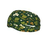 St. Patrick's Clover Unisex Sweat Absorbing Headband for Men Women Workout