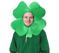 St Patrick's Day Accessories Green Irish Shamrock Cowboy Hat for Adults, Fancy Dress Accessory, Lucky Clover Party Hat for St Paddy's Day Parade