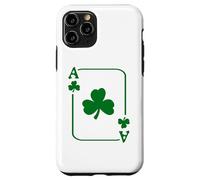 St. Patrick's Day Ace Of Shamrocks Poker Green Playing Card Case for iPhone 11 Pro