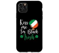 St Patricks Day Afro African Pride Kiss Me I'm Black Irish Case for iPhone 11 Pro Max
