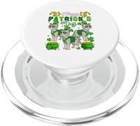 St. Patrick's Day American Shorthairs Shamrocks Irish Owner PopSockets PopGrip for MagSafe