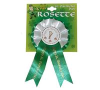HENBRANDT 3 x Happy St Patrick's Day Irish Rosette Badge Ribbons
