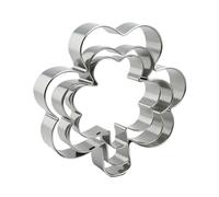 St Patricks Day Baking Cutter - Stainless Steel Tool, Cutters, Kitchen Mold Cheese Cuter, Dessert Shaping Bakings Accessory Design | Suitable for Irish Party Cookie Cake Snack Home Use