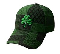 St Patrick's Day Baseball Cap - Adjustable Unisex Irish Style Hat for Outdoor Parties and Sports, Green, One Size