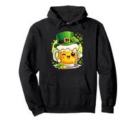 St Patricks Day Beer Mascot Irish Celebration Pullover Hoodie