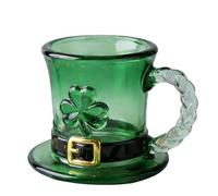 St Patricks Day Beer Mug | 11oz Beverage Container,Irish Festival Milk Mug - for Themed Parties Bar Restaurant Home Office Family Gatherings College Students Study Kitchen Juice Drinks Milk