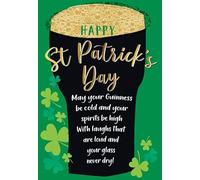 St Patrick's Day Card, Happy St Patrick's Day - 7 x 5 inches - Regal Publishing