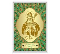 St Patricks Day Cards - 17th March - Unusual Saint Patrick Blessing Design - Luxury Quality - Happy St. Patrick's Day Card - Irish Ireland theme - Unique image