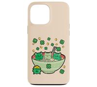 St Patricks Day Cats Ramen Cute Saint Pattys Women Men Kids Case for iPhone 13 Pro Max