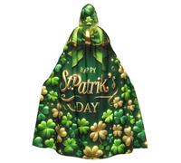 St.Patrick'S Day-Celebration Adult Witch Hooded Cape, Halloween Costume Hooded Cloak