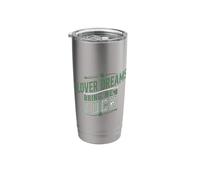 St Patricks Day Clover Dreams Bring Me Luck Stainless Steel Insulated Tumbler