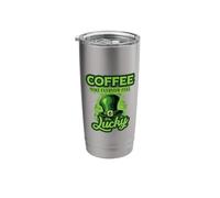 St Patricks Day Coffee Make Everyday Feel Lucky Stainless Steel Insulated Tumbler