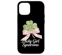 St Patricks Day Coquette Bow Shamrock Lucky Girl Syndrome Case for iPhone 12/12 Pro