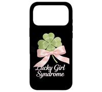 St Patricks Day Coquette Bow Shamrock Lucky Girl Syndrome Case for iPhone 17 Pro Max
