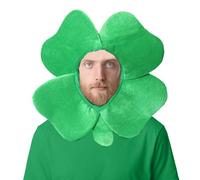 St Patrick's Day Costume - 2025 St Patrick's Day Hat, Green Shamrock Hat, Irish Festival, Carnival, Party Costume Accessories for Women and Men, Party Supplies