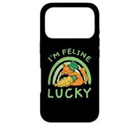 St. Patricks Day Cute Leprechaun Irish Cat I'm Feline Lucky Case for iPhone 17 Pro