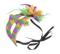 St Patricks Day Decorations Decorative Eye Mask for New Years Eve Party | Fancy Mask for Wedding Photo Props Shower Photo Props, Green Plastic, Lightweight Portable Comfortable Fit