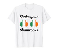 St Patrick's Day Design - Shake Your Shamrocks Irish Slogan T-Shirt