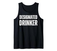 St Patricks Day Designated Drinker Funny Drinking Party Tank Top