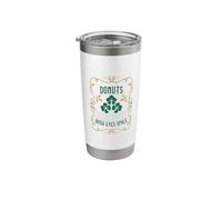 St Patricks Day Donuts Make These Irish Eyes Smile Stainless Steel Insulated Tumbler