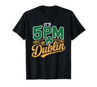 St Patrick's Day Drinking Beer Morning Shamrock Funny Irish T-Shirt