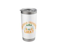 St Patricks Day Emerald Treasures are Lucky Stainless Steel Insulated Tumbler