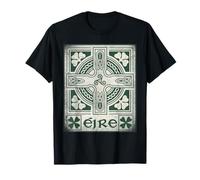 St Patrick's Day Erin Go Bragh Slainte Irish Celtic Cross T-Shirt