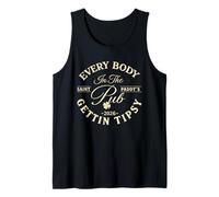 St Patricks Day Everybody in The Pub Gettin Tipsy Paddys Day Tank Top