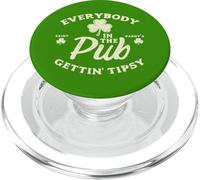 St Patricks Day Everybody In The Pub Saint Paddys Women Men PopSockets PopGrip for MagSafe