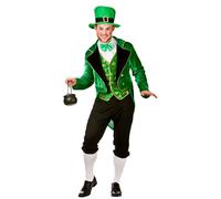 St Patricks Day Fancy Dress Costume Kids Adults Leprechaun St Paddys Irish