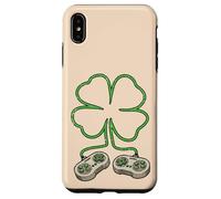 St Patricks Day Gamer Controller Saint Paddys Men Boys Kids Case for iPhone XS Max