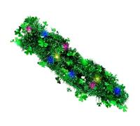 St Patrick's Day Garland LED Tinsel Wall Hanging Decorative Green