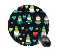 St. Patrick's Day Gnomes Round Mouse Pad for Office Home
