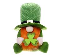 St Patricks Day Gnomes - St Patrick's Day Gnomes Plush Decorations| Leprechaun Faceless Dwarf Tiered Tray Decor With Green Shamrock Decor, For Irish Daay Home Table Decco