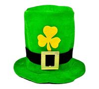 St Patrick's Day - Green Hat | Lépleche Hat | Shoulder Irish Holiday Costumes Accessory, Deluxe Irish Holiday Cosplay Hats Goblins Hats For Ad