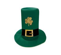 St. Patrick's Day Green Hat, St. Patrick's Day Shamrock Hat - Leprechaun's Top Hat Hat, Photo Prop St Patrick's Day Accessories, Green Tree Topper Party Favors, Costume Accessories
