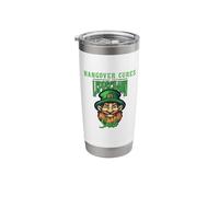 St Patricks Day Hangover Cure Leprechaun Smile Stainless Steel Insulated Tumbler