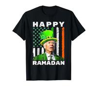 St.Patricks day happy ramadan Funny Joe Biden Leprechaun Hat T-Shirt