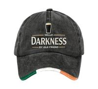 St Patricks Day Hat - Adjustable Breathable Irish Beer Print Cap Festive Holiday Wear | Party Parades, Celebrations, Events, Festivals, Daily Life, Travel, Costume Accessories, Green T