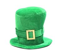 St Patricks Day Hat Green Leprechaun Top Hat Irish Fancy Dress Hat Ireland Shamrock Pattern Hat St Patricks' Day Fancy Dress Adult Dress Up Hats Party Costume Decorations