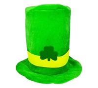 St Patricks Day Hat, Green Top Hat - Irish Holiday Costume Accessory Hat - Irish Holiday Cosplay Hat, Costume Top Hat for Adults, Teens, Men, Women