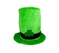 St Patricks Day Hat Leprechaun Top Hats Green Unisex Adult Hat Lucky Shamrock Decorations St Patrick's Day Accessories Outfits Irelands Festive Party Fancy Dress Accessory (01-2-D, One Size)