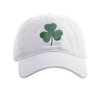 St Patricks Day Hat, St Patricks Day Accessories 3 Leaf Clover Print Baseball Hat Adjustable Embroidery Shamrock Baseball Cap for Men and Women