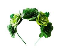 St Patricks Day Headband, 21.5x19cm Trendy 2027 St Patricks Day Accessories, St Paddy's Day Hat for Party Parades Photo Booths, Festive Green Headband