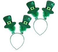 St Patricks Day Headband Hat St Patricks Day Accessories Headband Kids Girls Women Irish Green Headband Shamrock St Patrick's Day Headband Paddys Day Hair Accessories Irish Headband Boppers Headwear