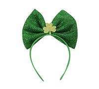St Patricks Day Ireland Headband Irish Fancy Dress Costume for Men and Women Irish Green Shamrock Lucky Four Leaf Clover Irish Leprechaun Top Headband Green Top Headband Parade Ireland Party