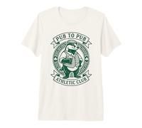 St. Patrick's Day Irish Badger Pub to Pub Wildlife Humor Premium T-Shirt